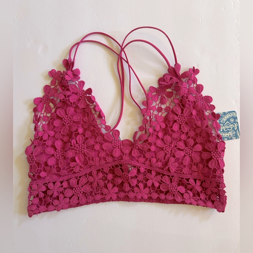 Free people longline bralette.